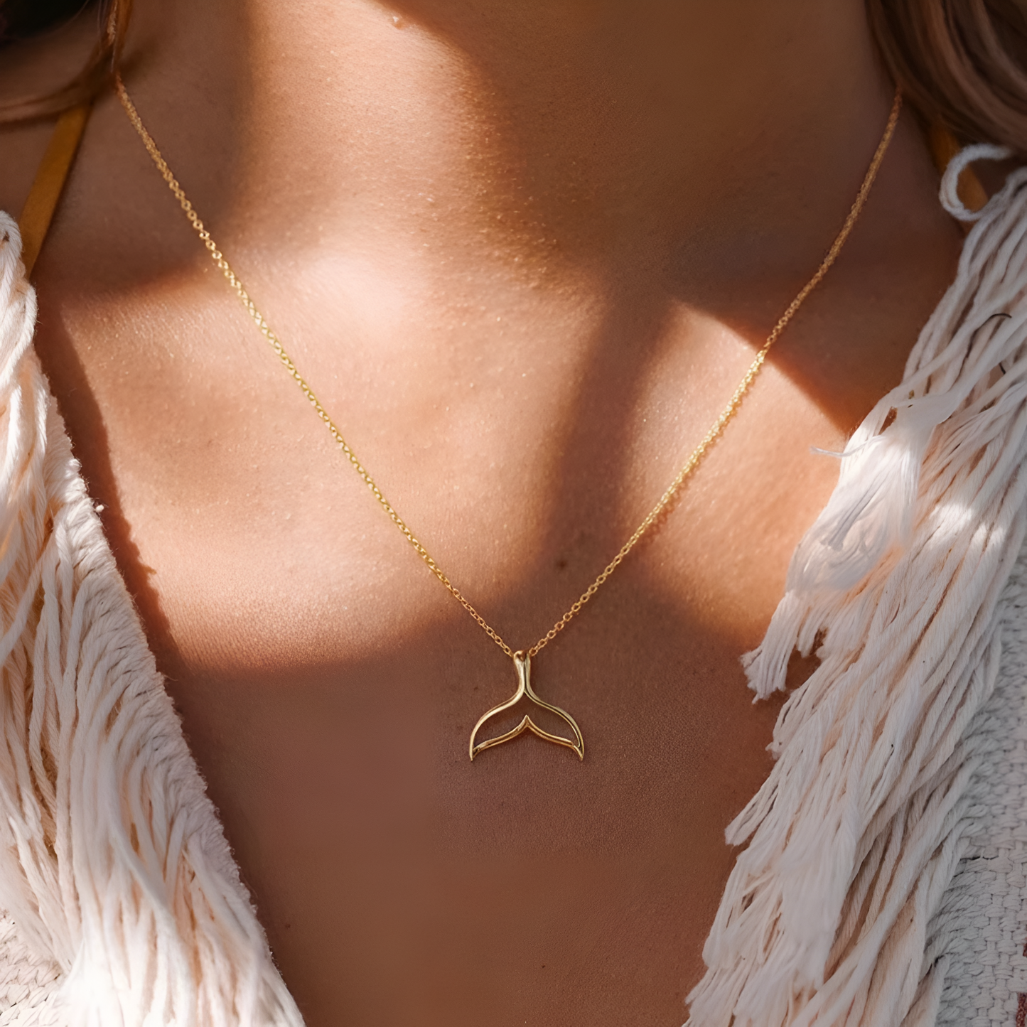 Dolphin Tail Necklace