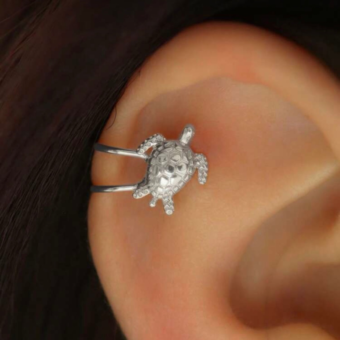 Sea Turtle Clip-On Earring