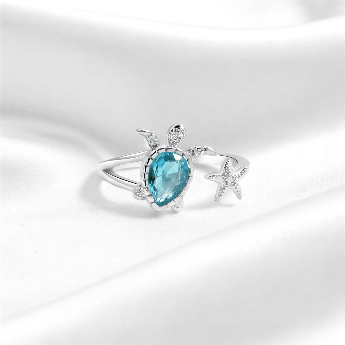 Sea Turtle Open Ring